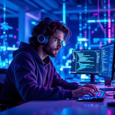 Modern developer workspace
